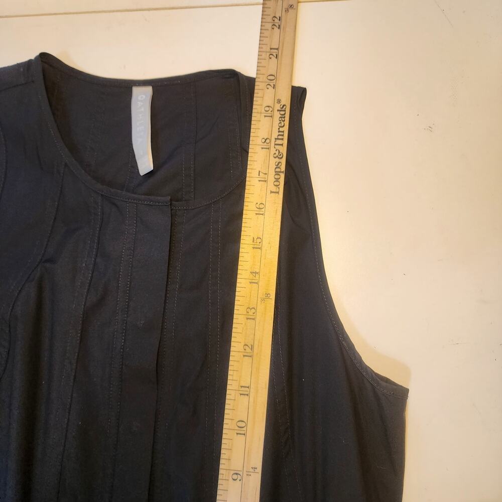 Athleta Jumpsuit Romper Canopy Parachute Sleeveless Black Women's 2 - Picture 10 of 13